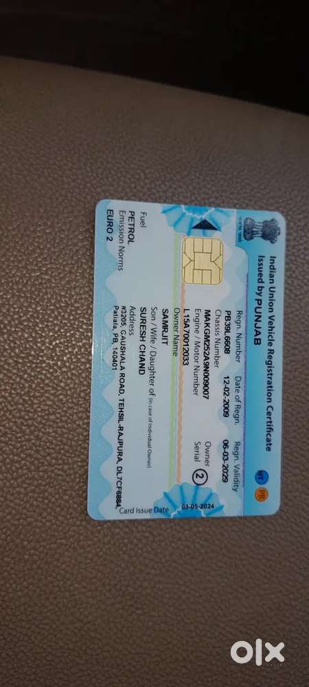 Honda City 2009 Passed Upto 2029