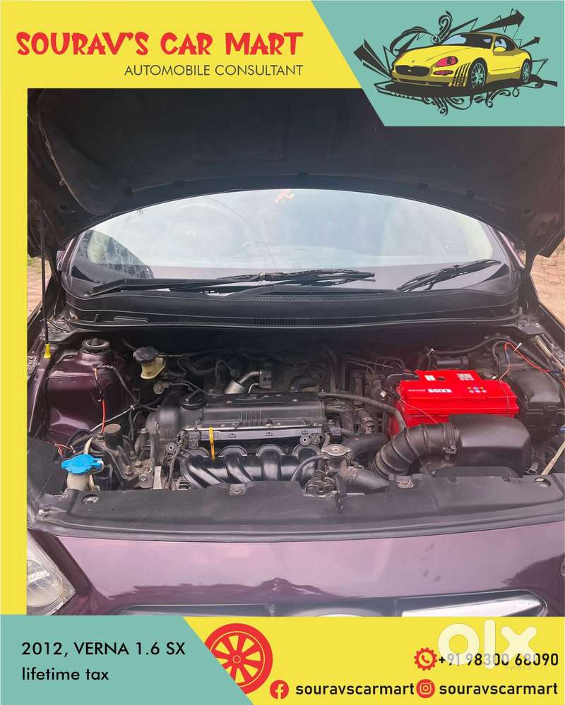 Hyundai Verna 1.6 Sx, 2012, Petrol