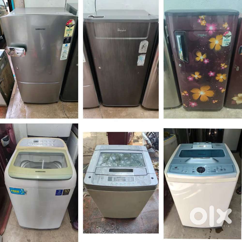 Top Load WASHING MACHINES & Single Door FRIDGE'S Available on RENT