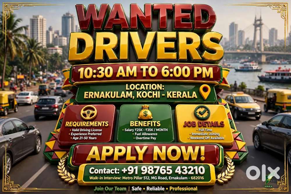 Wanted drivers  [ 10 .30 to 6 ]