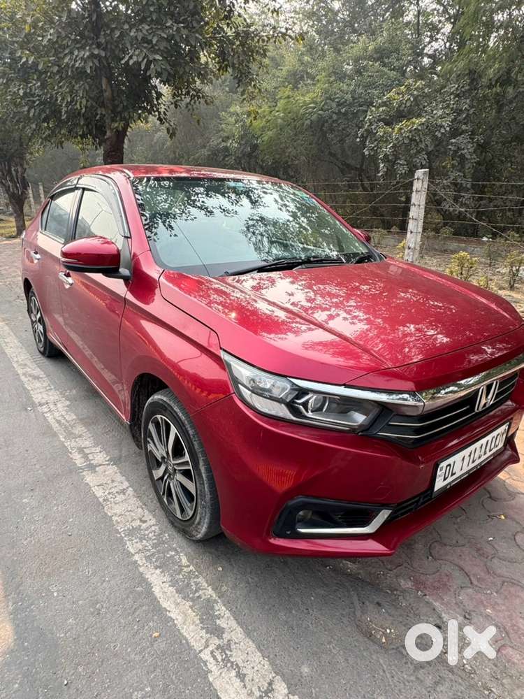 Honda Amaze Vx Cvt Automatic (top Model)  Oct 2021  Cherry Red