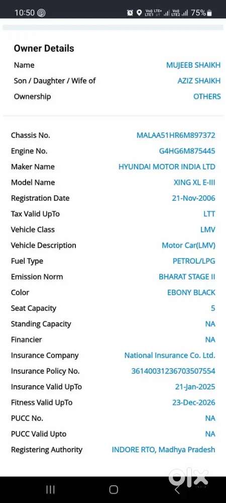 Santro Xing Power Steering Power Window