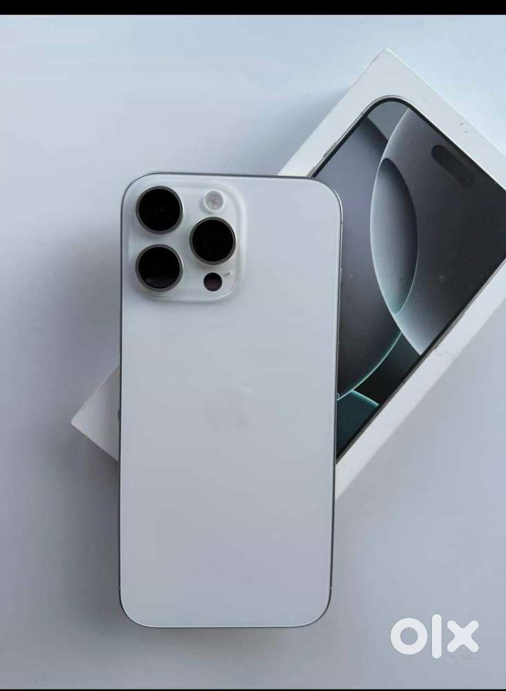 Selling my 3 months old I phone 16pro white colour/.Need urgent money