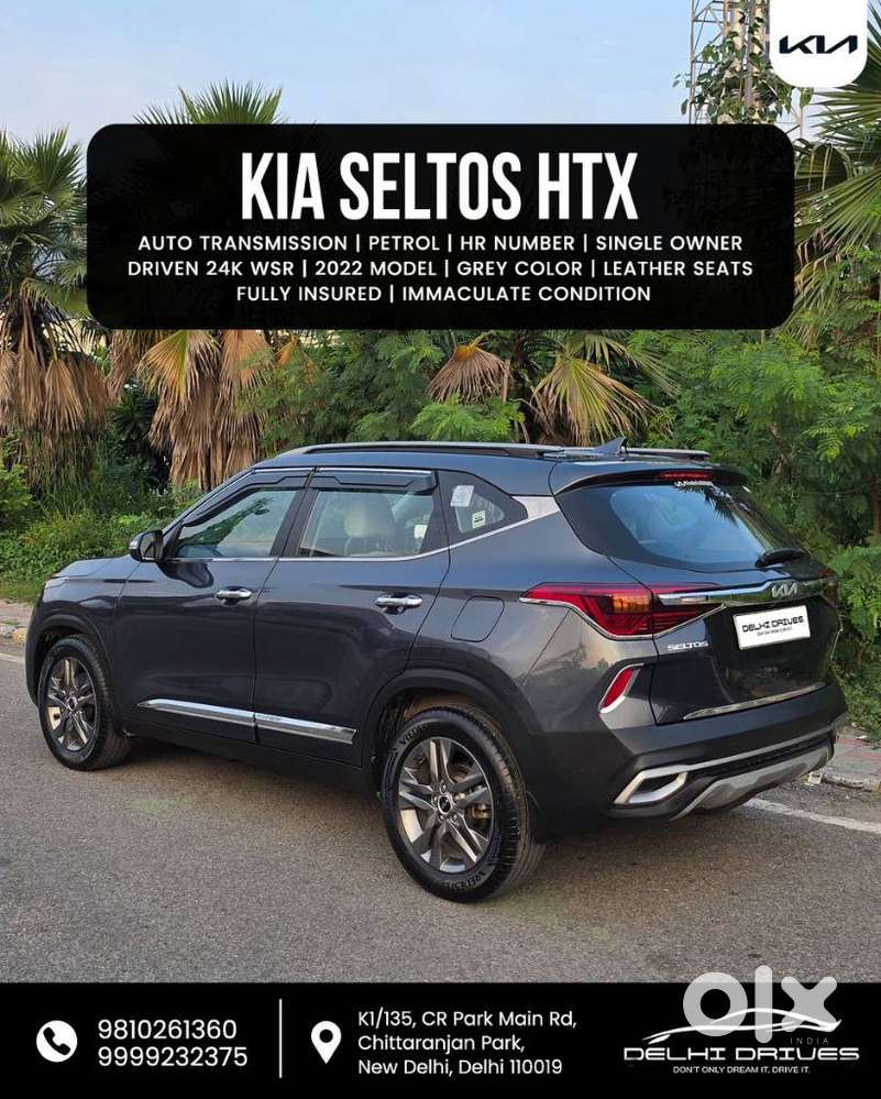 Kia Seltos Htx Ivt G, 2022, Petrol