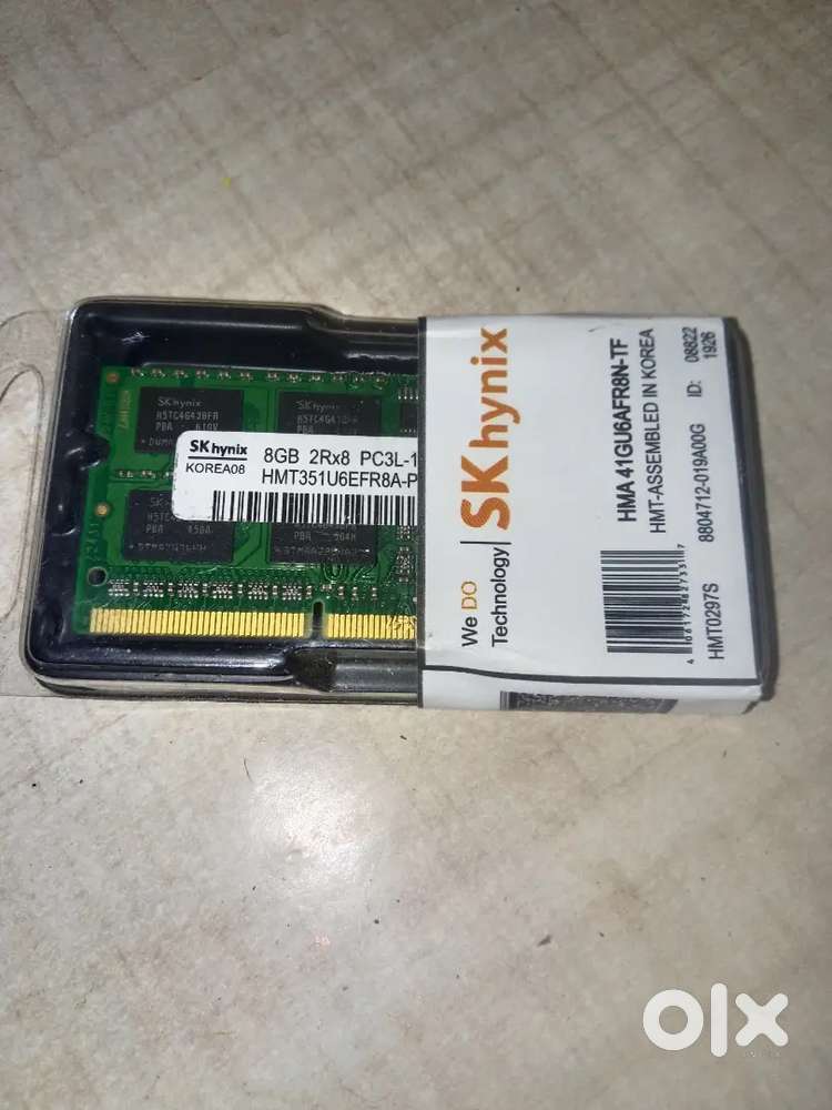 8GB DDR3L Laptop Ram