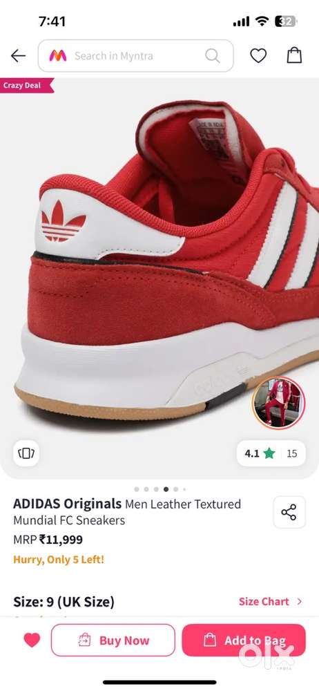 Adidas Originals Mundial FC sneaker Men 1821824058