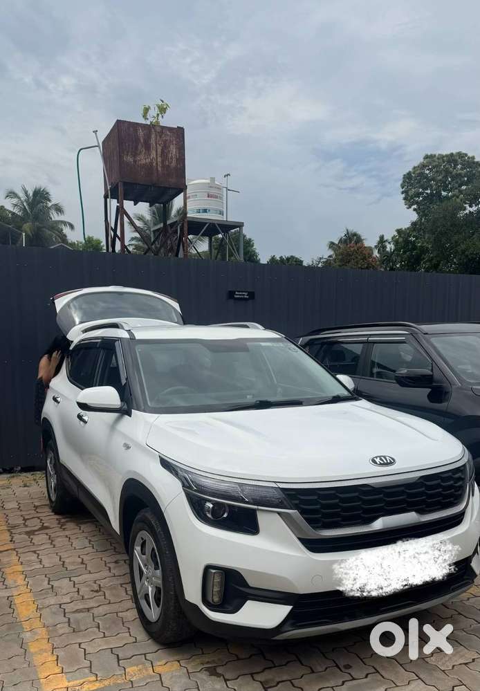 Kia Seltos Hte 1.5l Diesel 2020 White (with Lcd Infotainment System)
