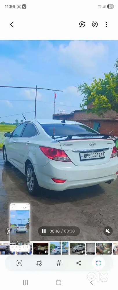 Hyundai Verna Diesel 2011 H Gadi Ekdm Fresh Gadi Me Koi Bhi Kaam Nhi H