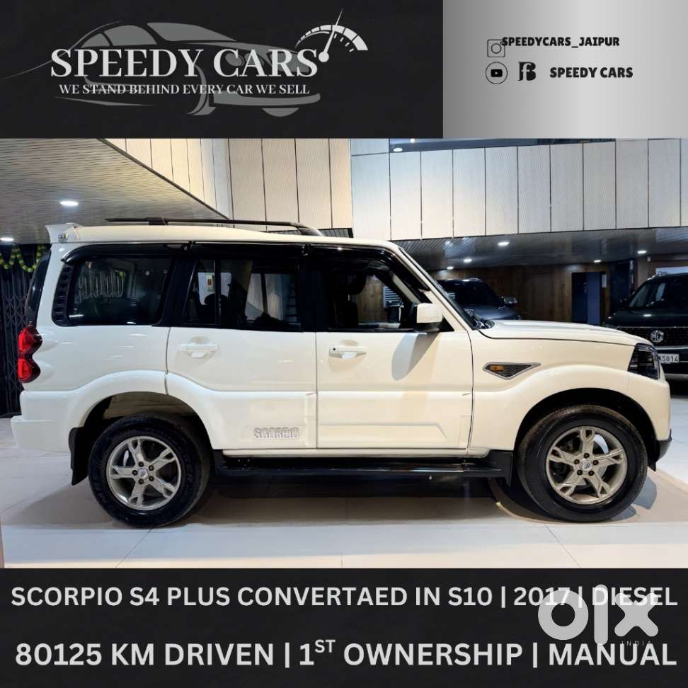 Mahindra Scorpio S4 Plus, 2017, Diesel