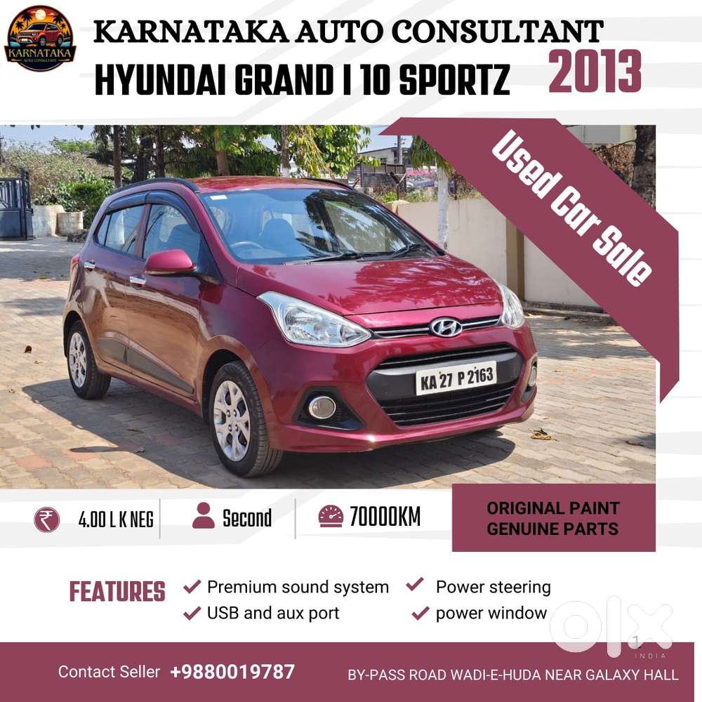 Hyundai Grand I10 2013-2016 Sportz, 2013, Petrol