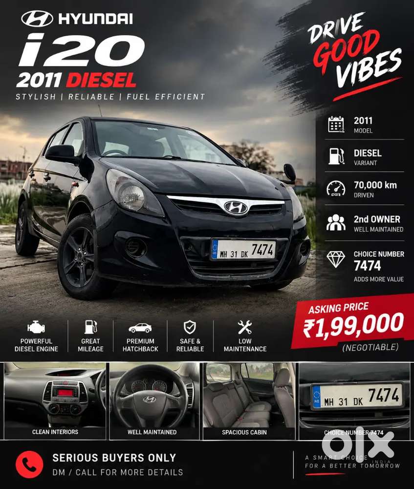 Hyundai I20 Diesel 2011 Car