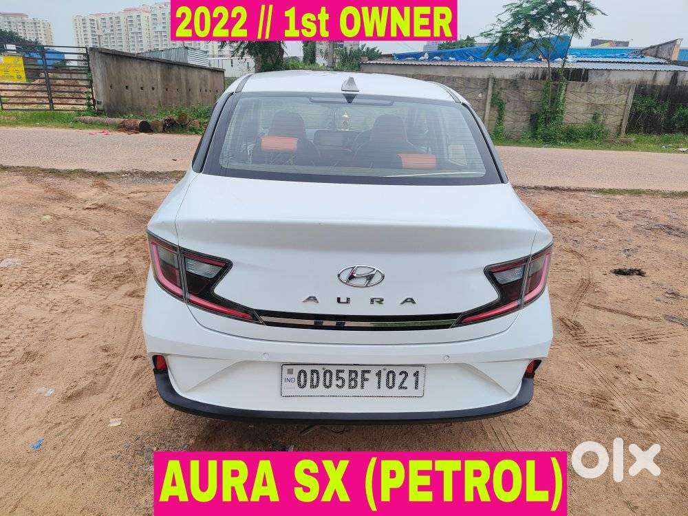 Hyundai Aura Sx 1.2 Petrol, 2022, Petrol