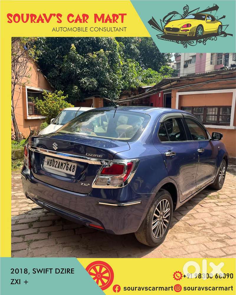Maruti Suzuki Swift Dzire Zxi + Mt, 2018, Petrol