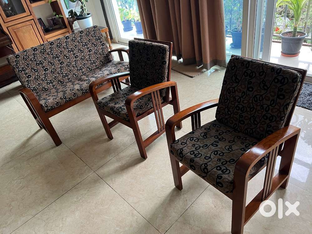 Teak wood sofa set