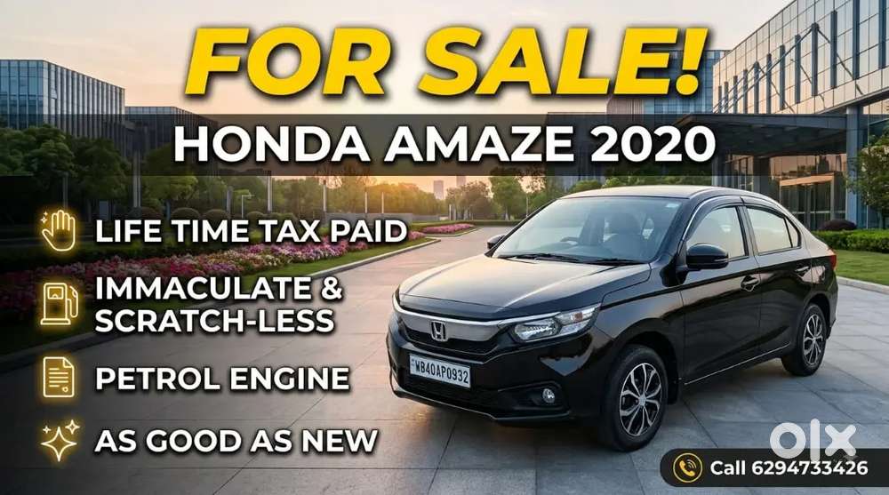 Life Time Tax .honda Amaze Petrol Manual 2020