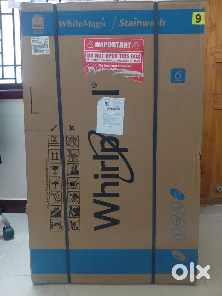 Whirlpool new unused washing machine