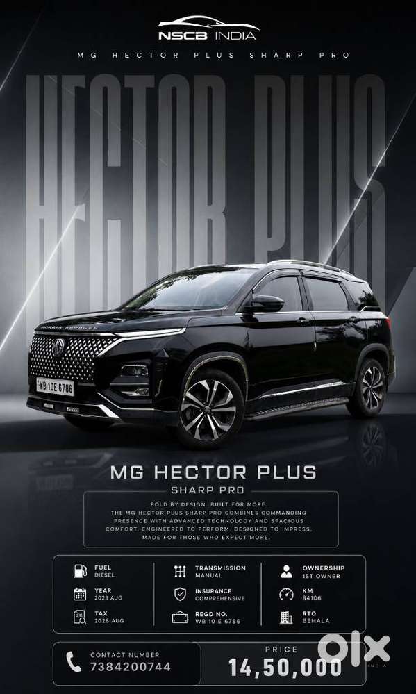 Mg Hector Plus, 2023, Diesel