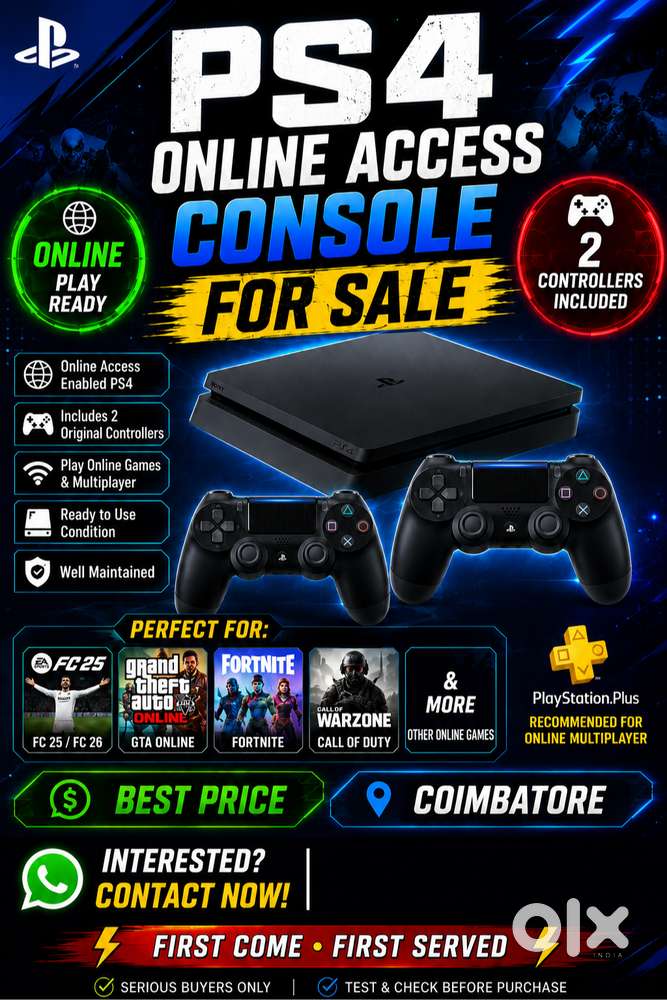 Ps4 Slim 1TB online access console