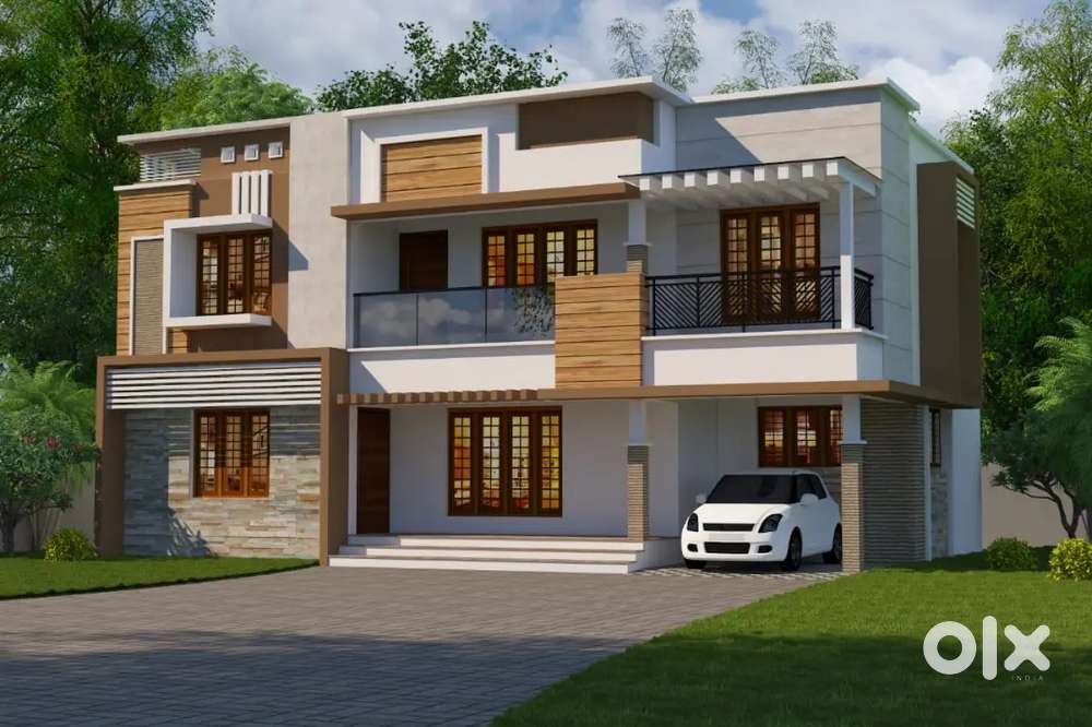Kuruppampady _ 1950 sqft, 6 cent, 4 bedroom.