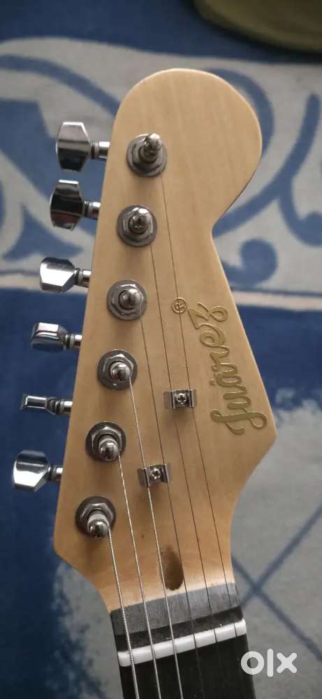 Juarez electric guitar in blue finish.