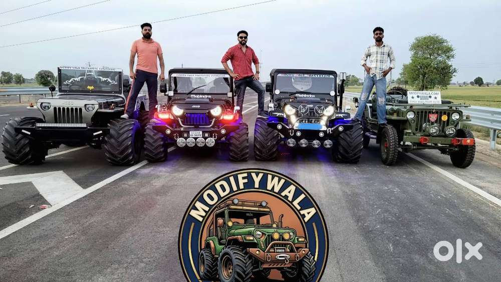 Open Modified Jeep  Mahindra Di Turbo  Delivery To Hyderabad