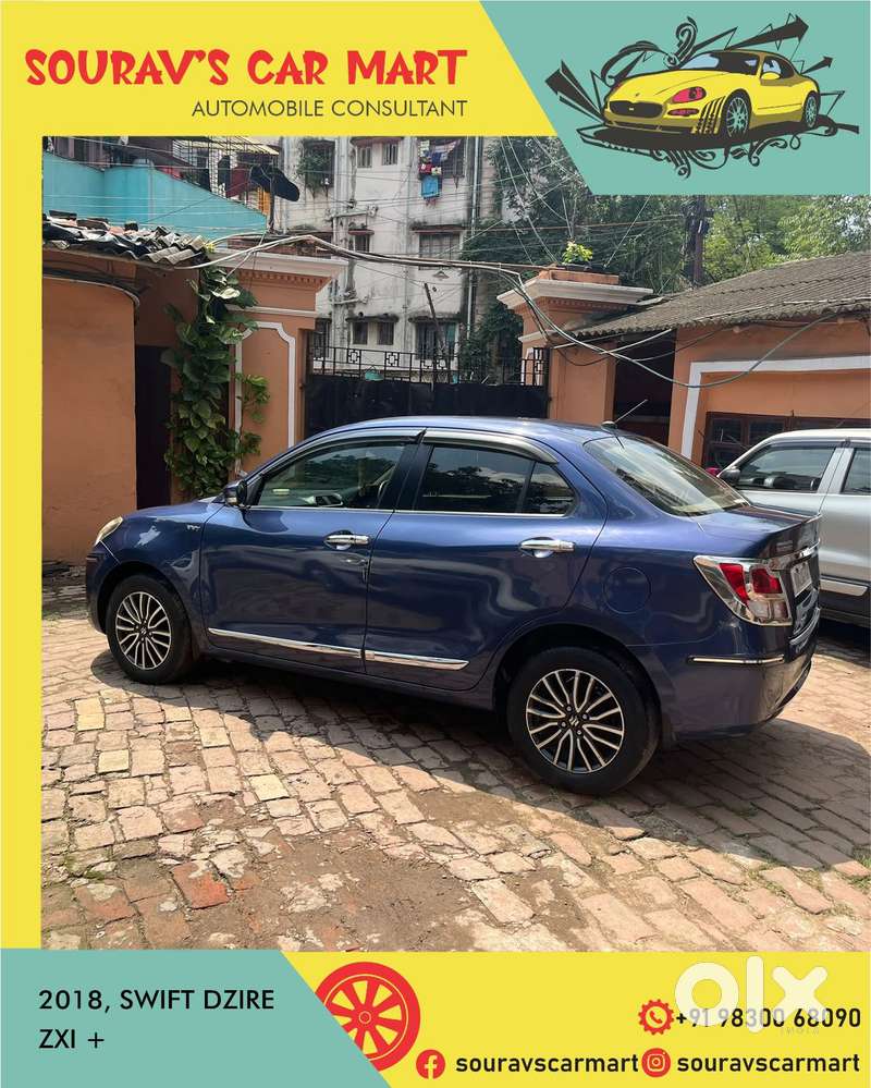 Maruti Suzuki Swift Dzire Zxi + Mt, 2018, Petrol