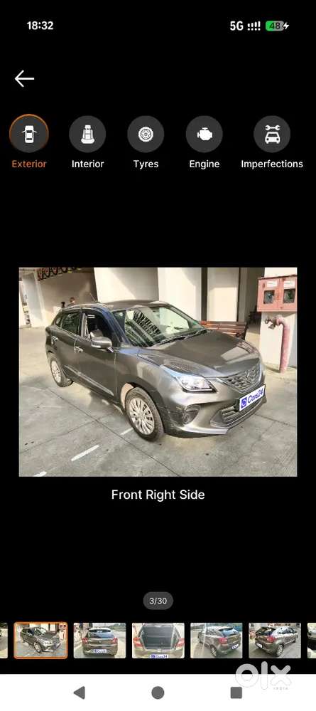 Maruti Suzuki Baleno 2019. Full Inspection Report Available.