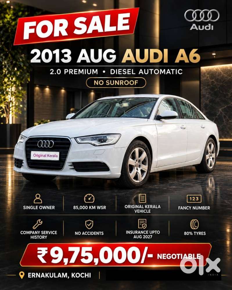 Audi A6 2.0 Tdi Premium, 2015, Diesel