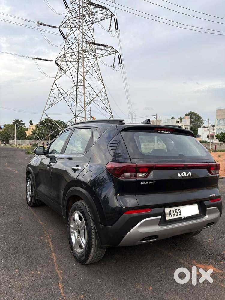 Kia Sonet Htk Plus 1.0 Turbo Imt  Black  First Owner  Only 9,500 Km