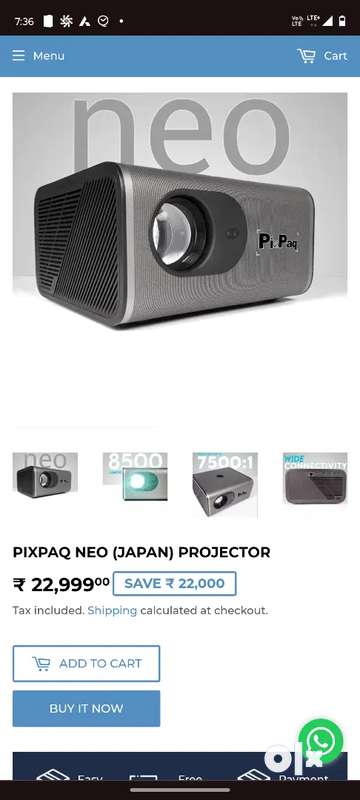 pix paq projector