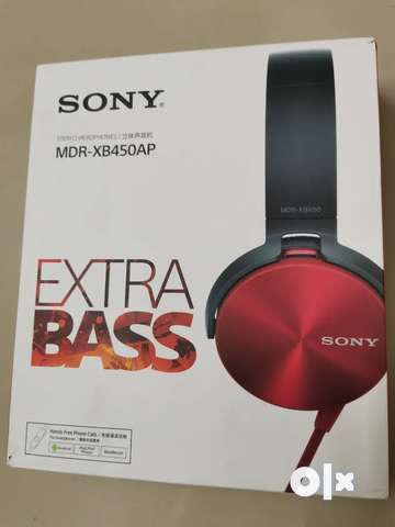 Sony mdr xb450ap discount red