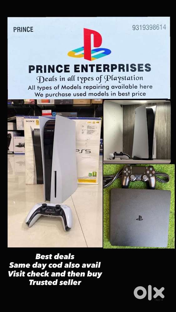 Playstation 4 & 5 all models with warranty proper accesories