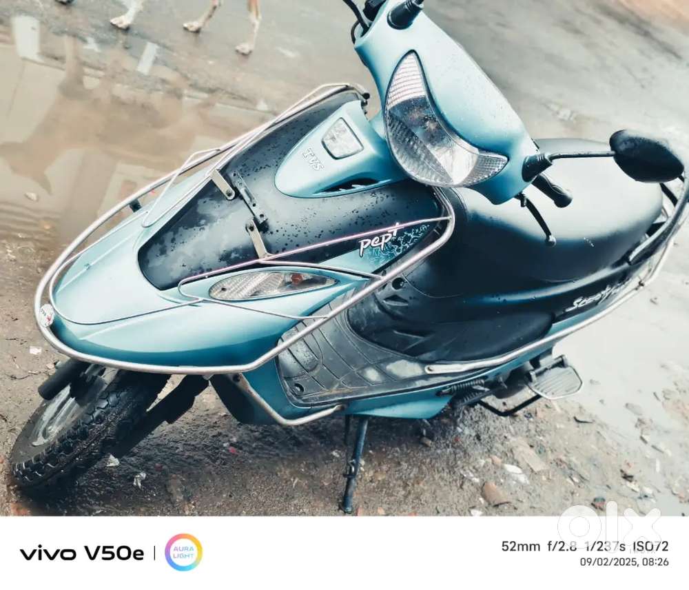 Sky Blue Scooty Pep Colors TVS Scooty Babelicious Edition Price