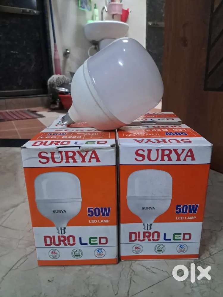 Surya 50W bulb yellow and white colour