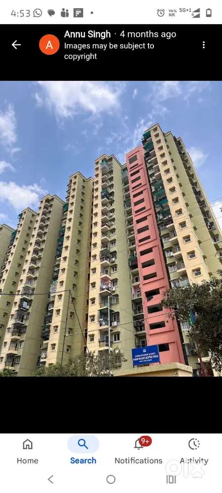 3 BKH Spacious Semi Furnished Flat at Lucknow
