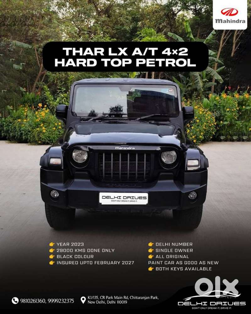Mahindra Thar Lx Hard Top Petrol At Rwd, 2023, Petrol