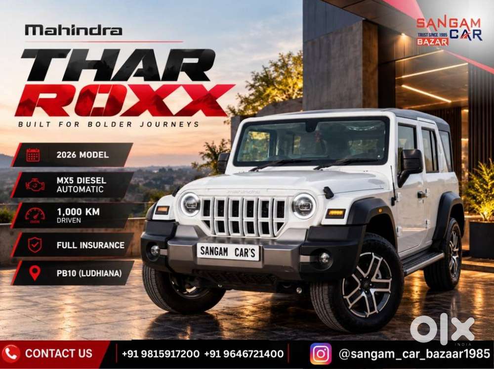 Mahindra Thar Roxx Mx5 Diesel At 2wd, 2026, Diesel