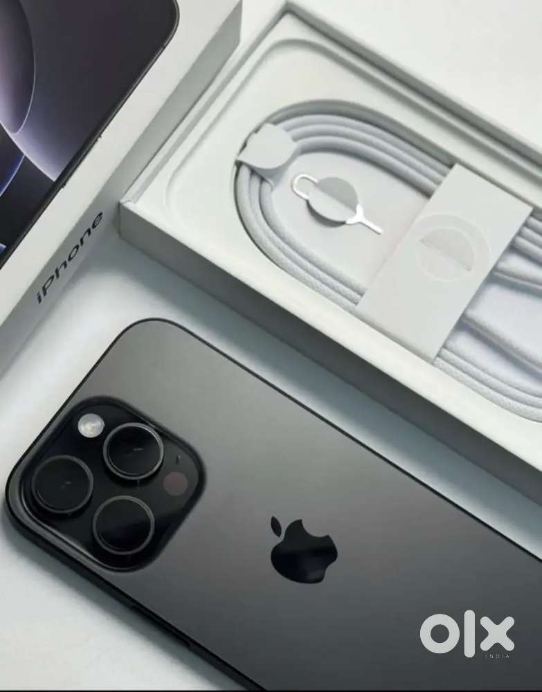 IPhone 16 pro black titanium colour 512gb box & bill also call me..