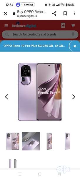 Buy OPPO Reno 10 Pro 5G 256 GB, 12 GB RAM, Purple, Mobile Phone at Reliance  Digital