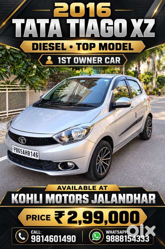 Tata Tiago 1.05 Revotorq Xz, 2016, Diesel
