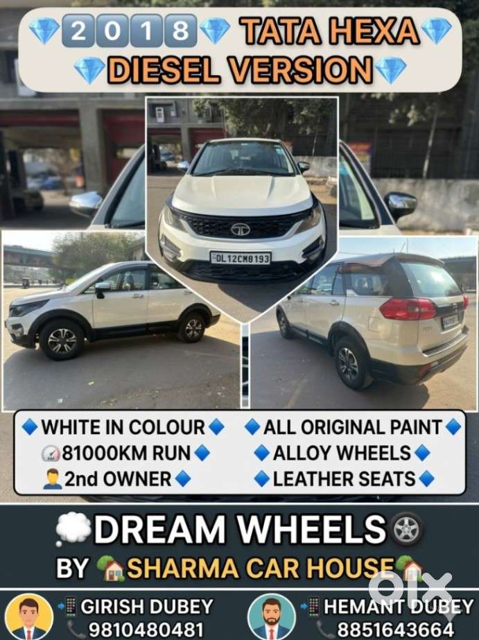 Tata Hexa 2.2 Xe 4x2 7 Str, 2018, Diesel