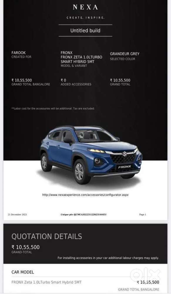 7.3lacs Fixed Price