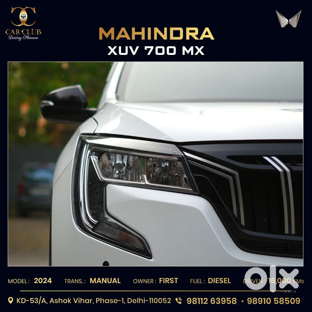 Mahindra Xuv700 Mx Diesel Mt 5 Str (e), 2024, Diesel