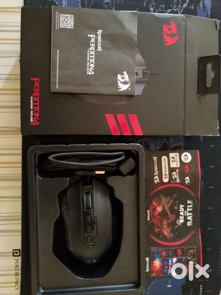 Redragon M901K MMO Gaming Mouse (12 Side Buttons) + Extended Warranty