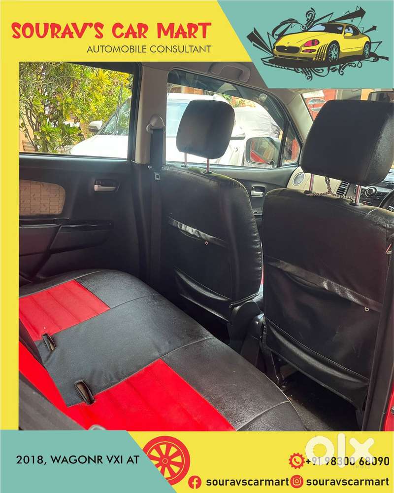 Maruti Suzuki Wagon R 1.0 Vxi Amt, 2018, Petrol