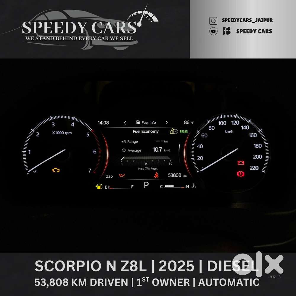 Mahindra Scorpio-n Z8 L Diesel At 2wd 7 Str, 2025, Diesel