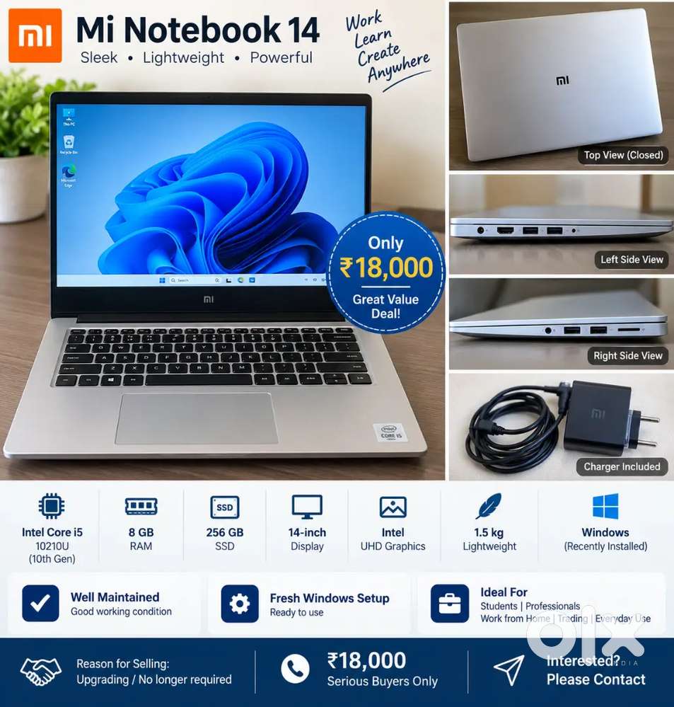 Mi Notebook 14 &ndash; Intel Core i5 | 8GB RAM | SSD