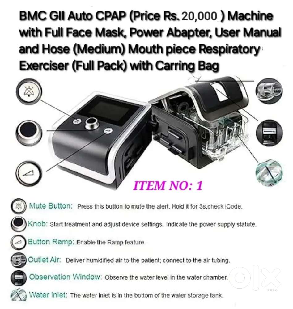 BMC GII AUTO CPAP MACHINE