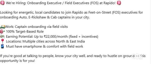 Field Executives (FOS)
