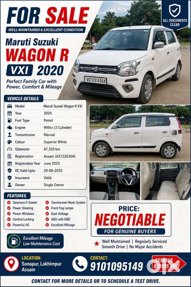 Maruti Suzuki Wagon R 2020 Petrol Manual